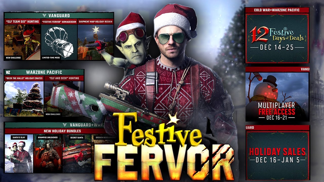 Everything Coming In The Festive Fervor Event (Call of Duty Vanguard & Warzone Pacific)