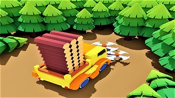 🌲 Cut Down All 🪵 GAMEPLAY Full Levels 1-5 (Android, iOS)