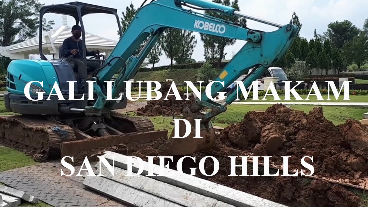 Penggalian Lubang Kuburan Makam di San Diego Hills - 0811 9888 959