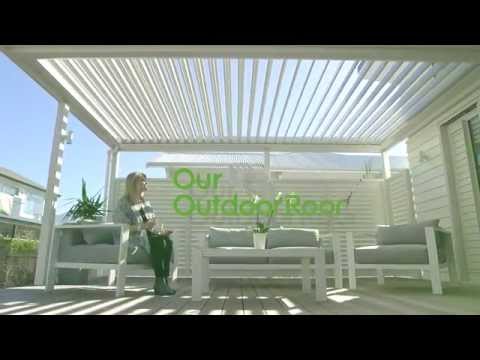 Create an outdoor room - blinds, shutters, opening roof.