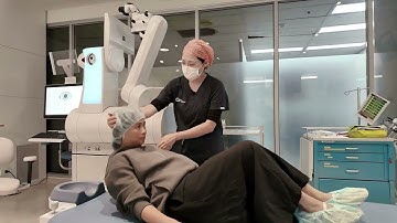 What happens during laser eye surgery?