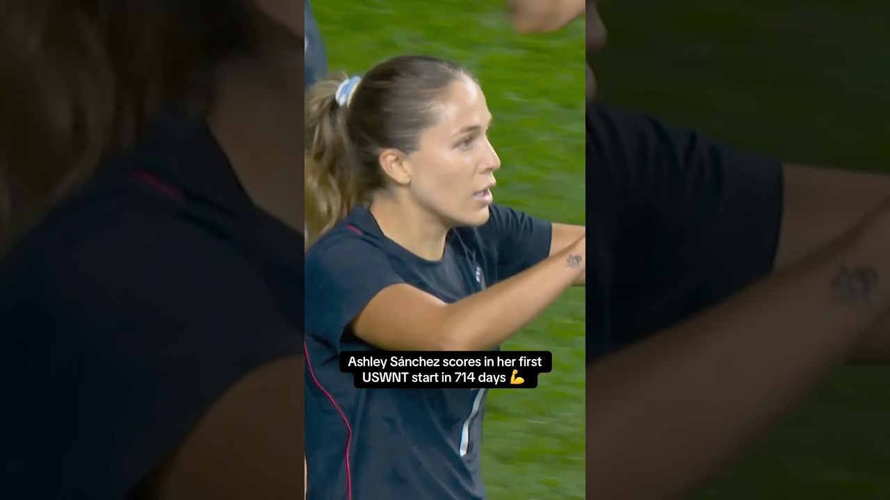 The NWSL’s leading scorer, Ashley Sanchez, brings her form to the international stage 😤