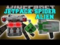 Minecraft: JET PACK SPIDER ALIEN MOD (SHOOT LASER CREEPERS &amp; FLYING SPIDERS TO RIDE!) Mod Showcase