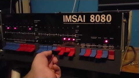IMSAI 8080 issues after warmup