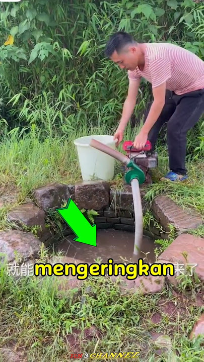 Draining a Well That Has Many Aquatic Animals Inside 💦#shorts