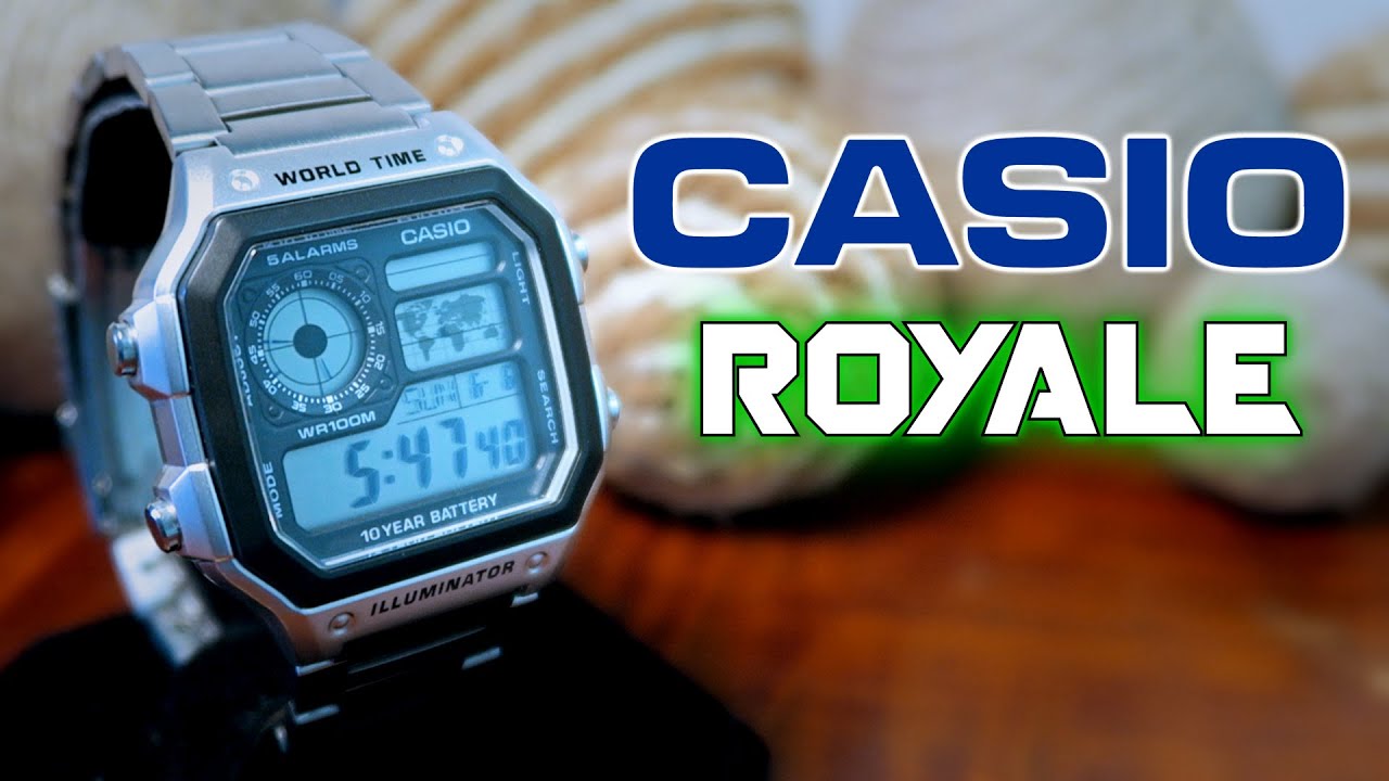 Casio Royale Review - The James Bond Look For $35 Men's Watch - YouTube