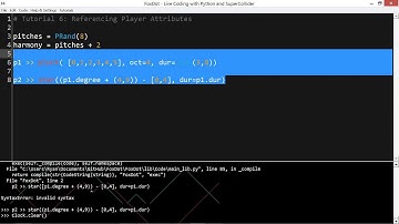FoxDot Tutorial 6: Referencing Player Attributes