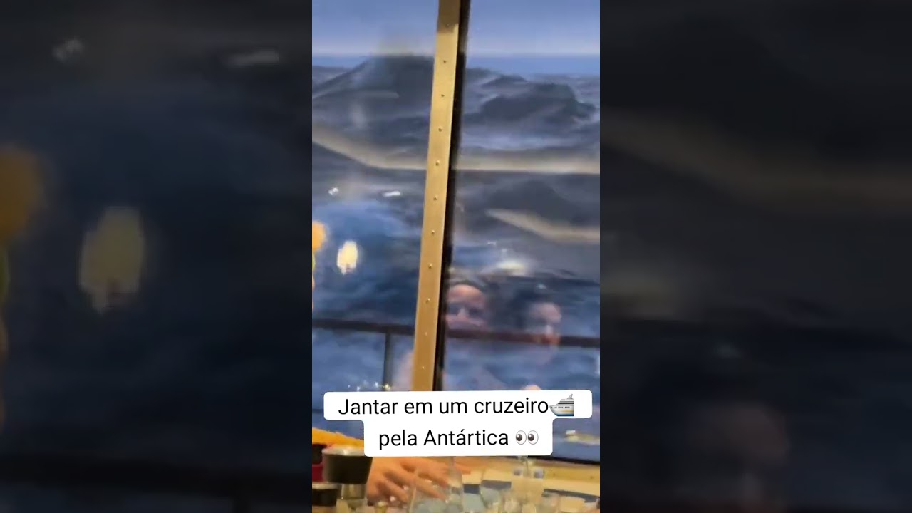 Navio de cruzeiro enfrenta tempestade - DICAS DE INGLÊS NO CANAL 