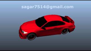 Car Transformation  Maya Visibility animation