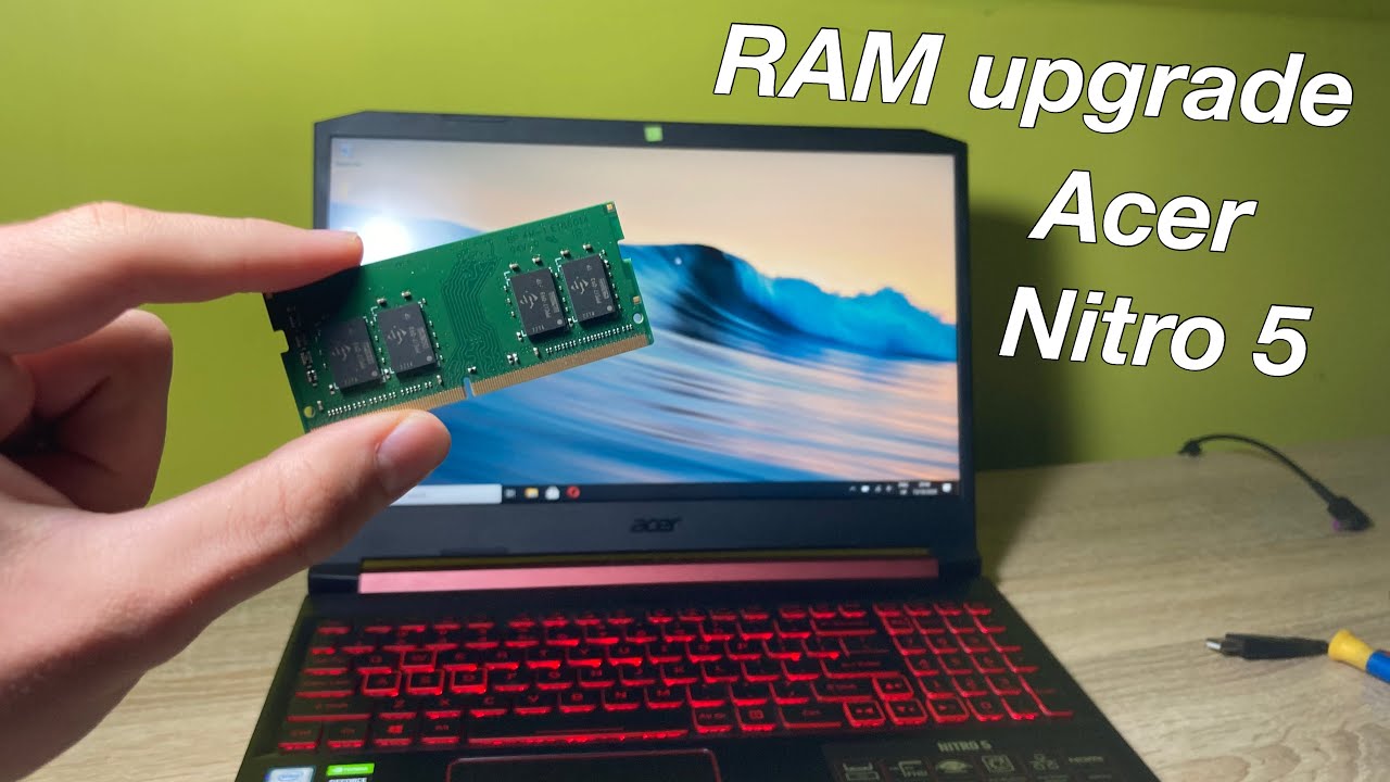 Acer Nitro 5 (2019) RAM Upgrade in (2020) - YouTube