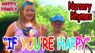 if you are happy songs for kids nursery rhymes pretend play