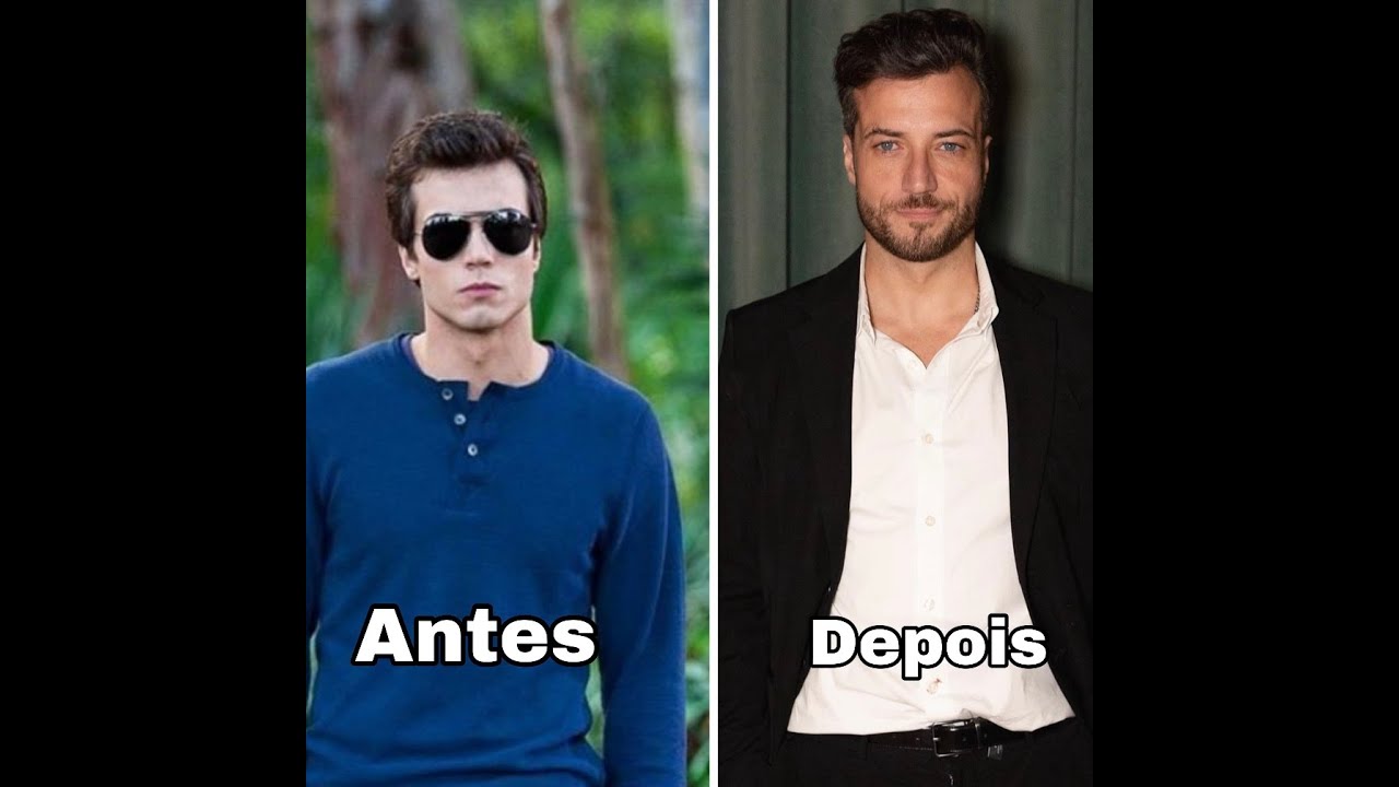 Lua vermelha - antes e depois