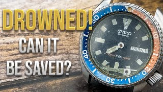 Will it ever run again? Rust Restoration of Destroyed 80's Seiko Diver | Seiko 6309 service