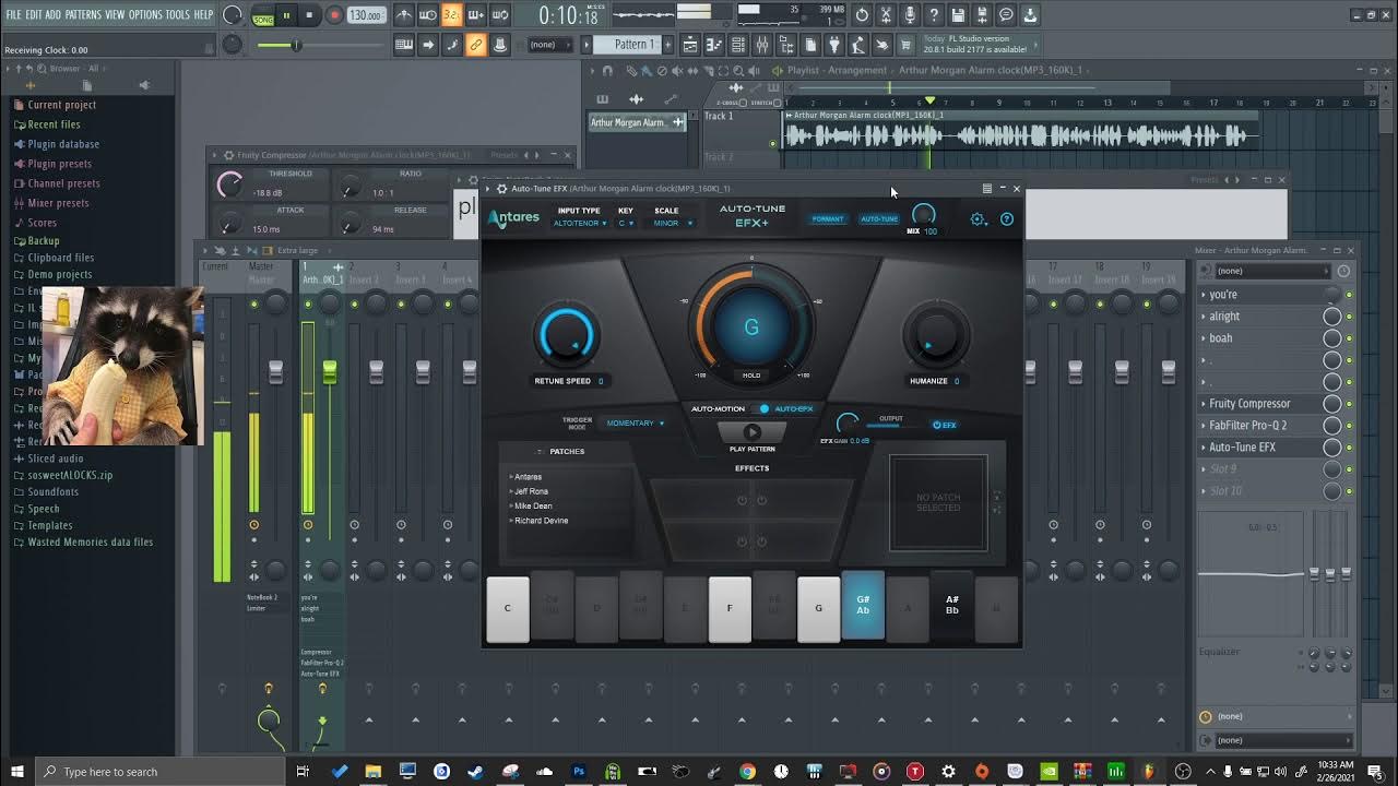 arthur alarm clock mixed with autotune YouTube