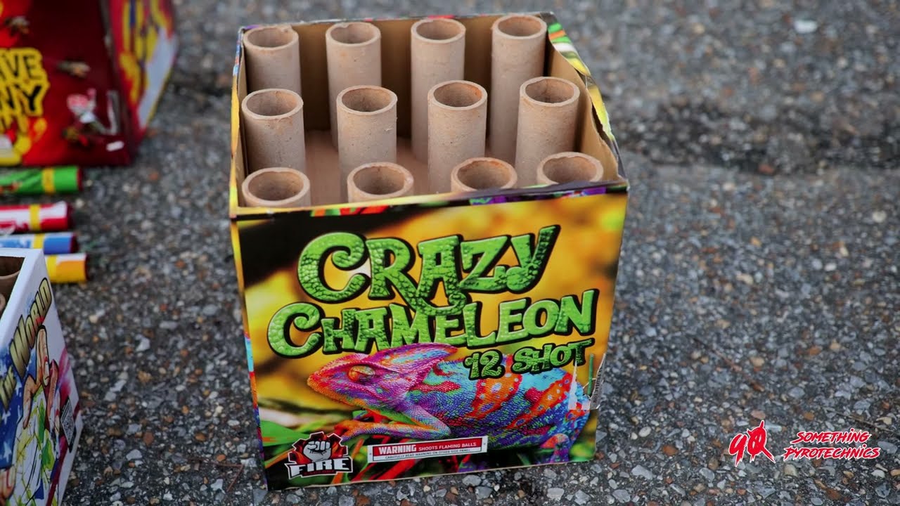 Crazy Chameleon - Fire Factory Fireworks - 12S 500G #fireworks