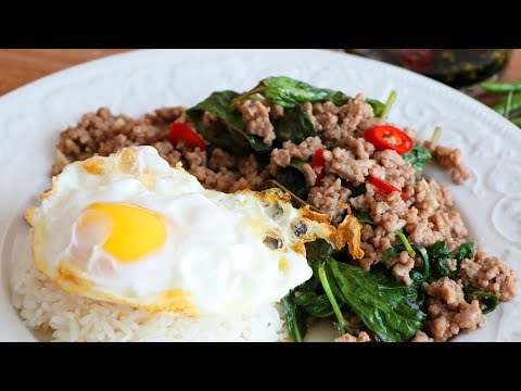 spicy-thai-basil-pork-stir-fry-recipe-|pad-kra-pao-moo|-cici-li--asian-home-cooking-recipes