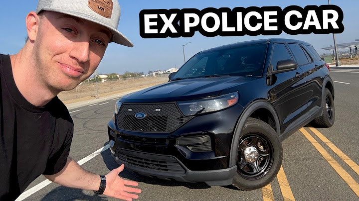 I BOUGHT A RETIRED POLICE CAR!!