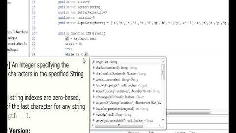 Letter To Numbers Adobe Flash Builder Part 1