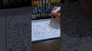 colorindo desenho católico 27 - Jesus Bom Pastor