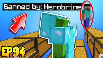 HEROBRINE BANS HACKER IN MINECRAFT! - Minecraft Hacker Trolling EP94