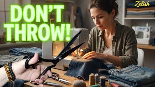 "Best 4 Ideas to Reuse Old Clothes! Make New Clothes with 0 Cost"‼️