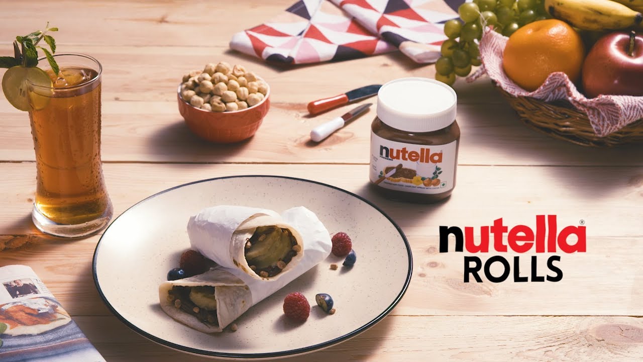 Nutella Roll | Nutella Breakfast Recipes | India Food Network