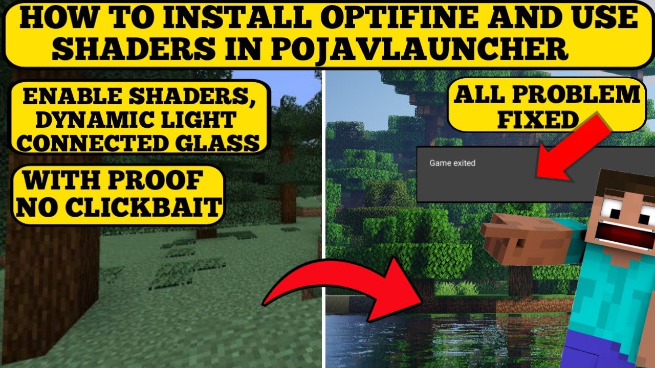 MINECRAFT OPTIFINE AND USE SHADERS AND OTHER FEATURES OF JAVA |GAME ...