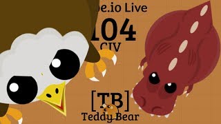 Mope.io Late Night Live 104 CIV | [TB] Teddy Bear