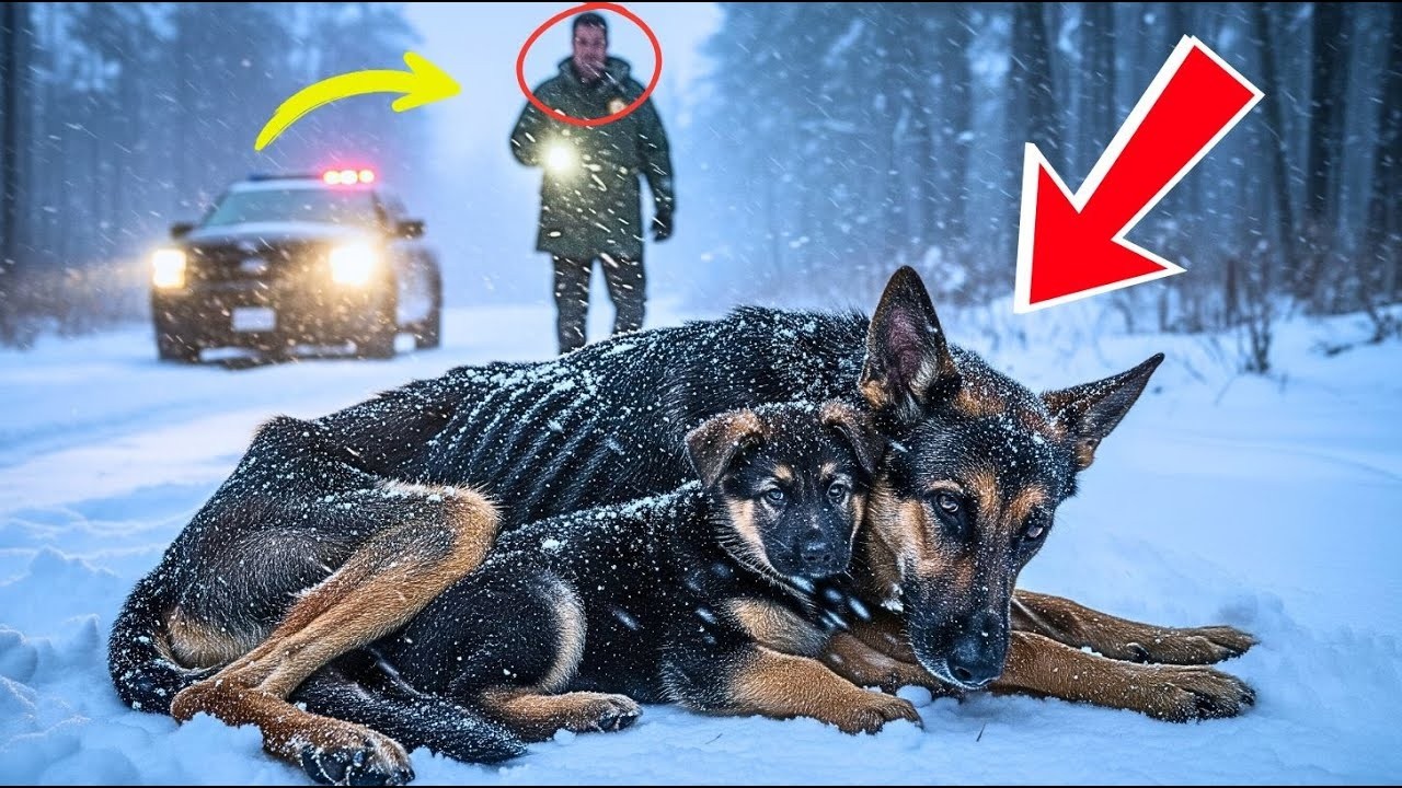 A Sheriff Found a Freezing Mother and Puppy in the Storm—What Happened Next Will Stay Wit