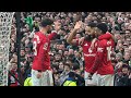 Cunha Goal Celebration Man United Vs Fulham