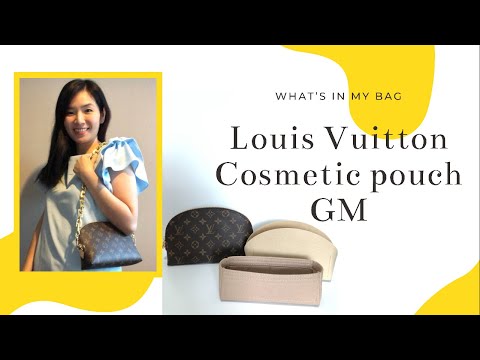 LOUIS VUITTON COSMETIC POUCH GM - WHAT'S IN MY BAG 