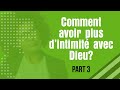 Rg talk show  comment avoir plus dintimit avec dieu   part 3