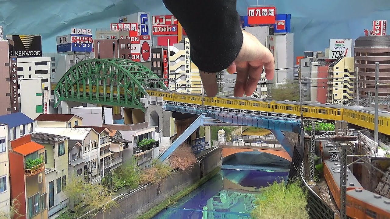 1/150(N) 秋葉原駅西方と両国駅～鉄道模型レイアウト