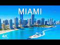 [4K] Miami 🇺🇸 INSANE Turquoise Ocean | South Beach, Skyline &amp; Billionaire Coast ✨