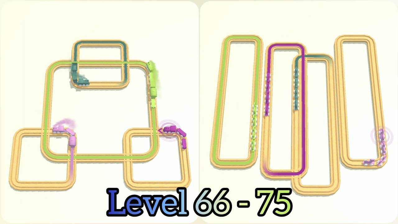 Trains On Time (Level 66 - 75) Android Gameplay #6