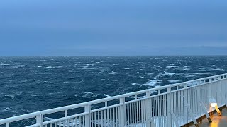 From Kristiansand to Frederikshavn with MS Bergensfjord (FjordLine) during a storm