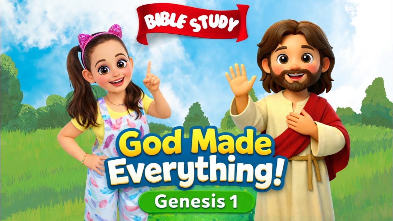 Бог сотворил всё | Песня из Книги Бытия 1 для детей | Библейская песня для малышей и дошкольников