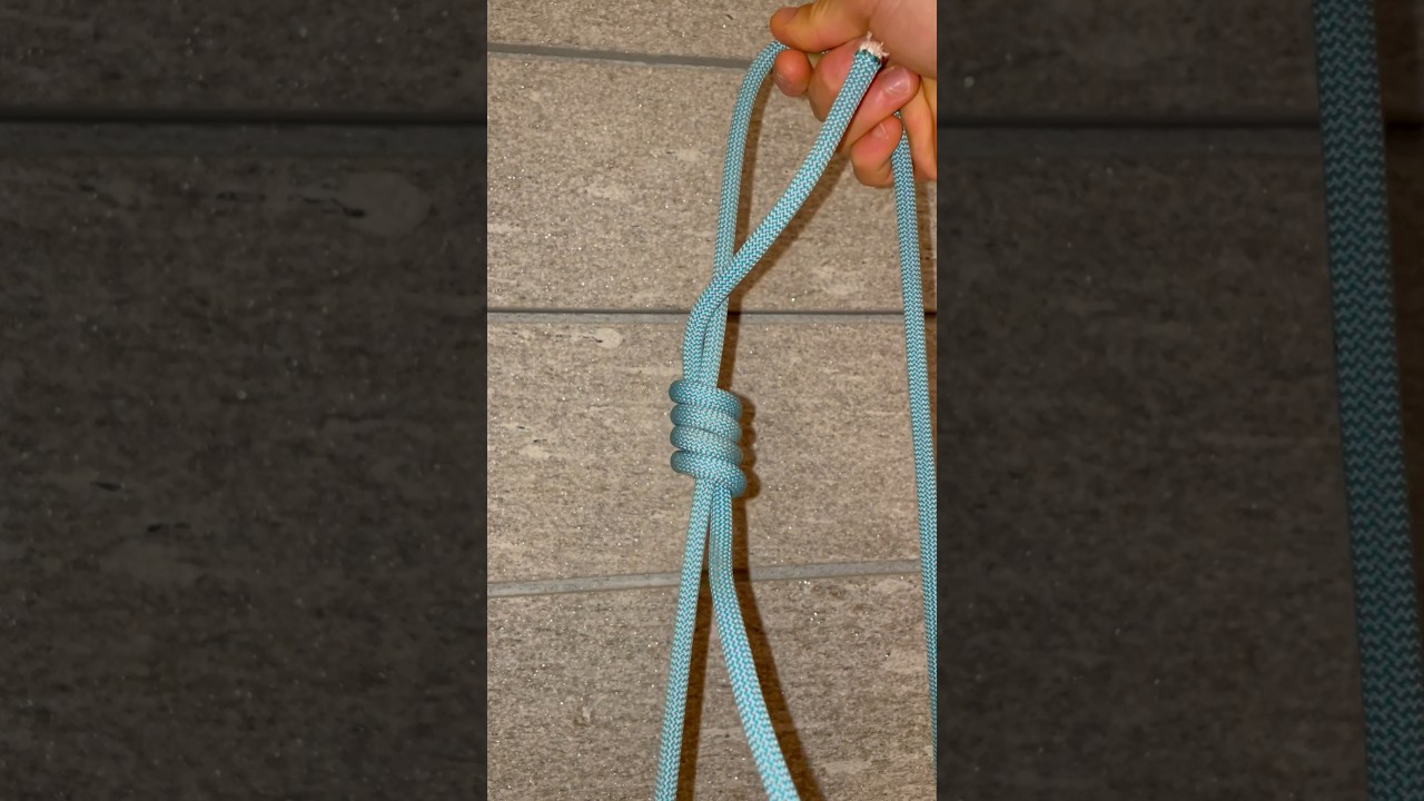 NODO DOPPIO INGLESE - COME CHIUDERE UN CORDINO 