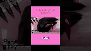 It’s finally here NEW Roly Poly 3D gel for all your 3D nail art #nails #nailart #learnnails #3d