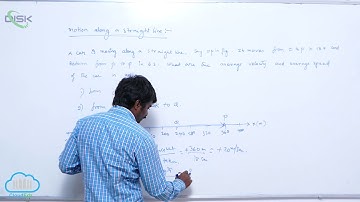 Average Velocity and Average Speed || Problem on Average Velocity & Speed 2 || Disk Telangana