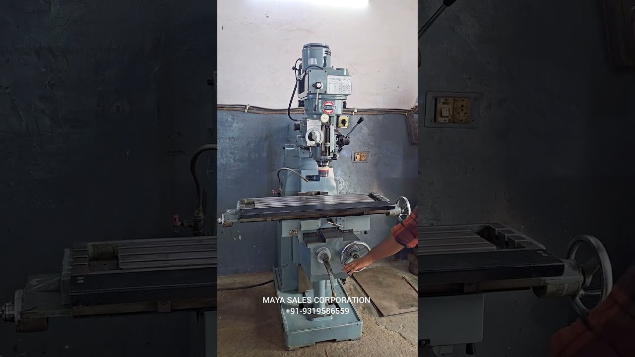  Used Heavy Duty Turret Milling Machine Shizouka ST AC Japan