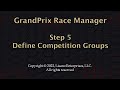 Step 5  define competition groups