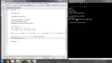 Programming A Chess Engine in C Part 26 - Move Format & Bits (3)