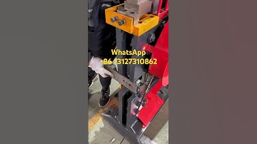 Channel steel punching machine
