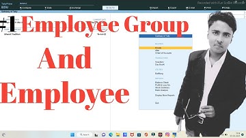 #1 How to create employee group & employee in tally prime | Payroll Management | payroll process