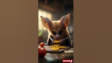 Cute bat #ai #bat #cute #animals #aifusion #cuteanimals #aiart #shorts #shortsvideo #babybat