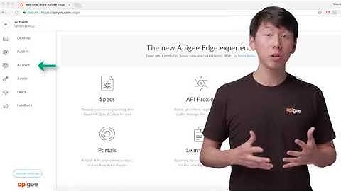 Navigating the Apigee Edge UI