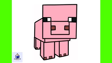 How To Draw A Pig From Minecraft | Easy Step-by-Step Tutorial for Beginners