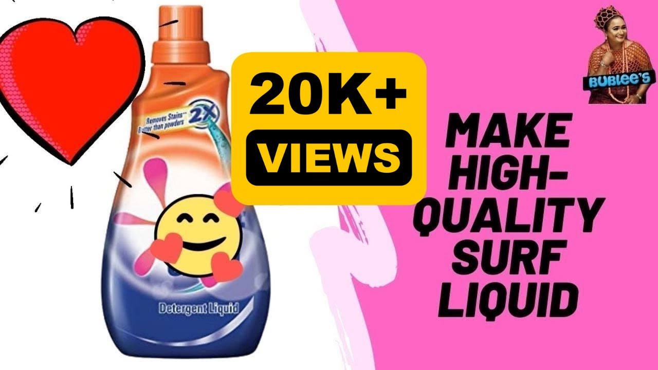 Detergent Liquid Making Process / Liquid detergent/surf excel liquid 12litres