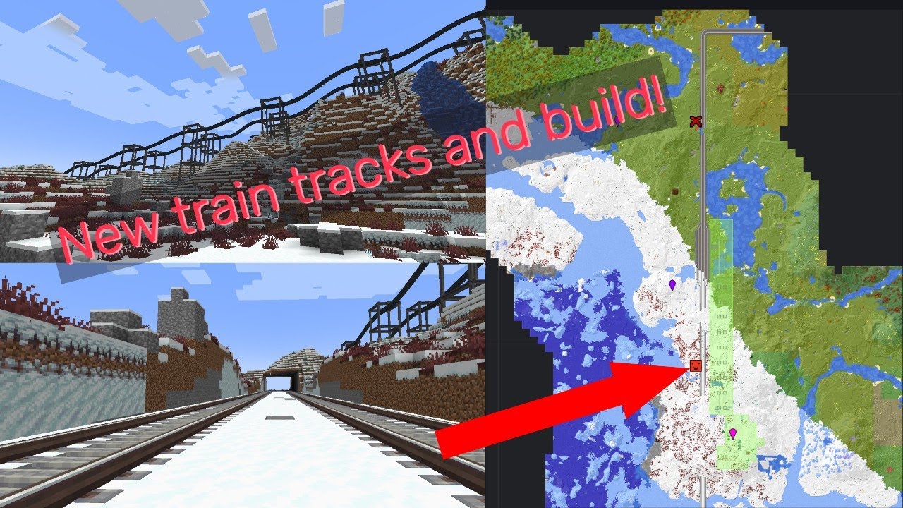 Minecraft Track Builder Minecraft : NEW BUILD AND TRAIN TRACKS! (TEAMZ SERVER) #2 - YouTube